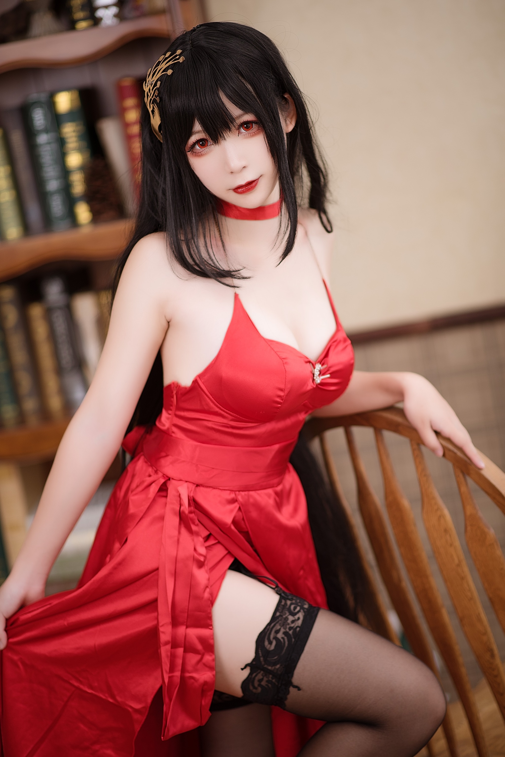 樱落酱w - NO.007 大凤礼服 [14P96M]-XikXak